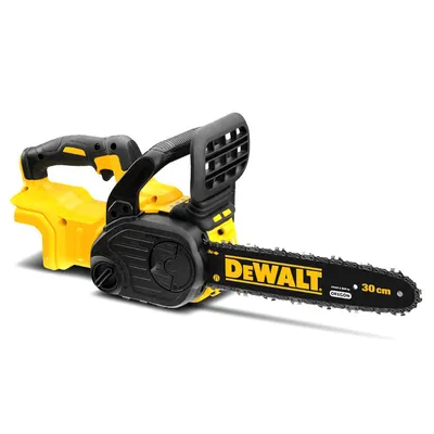 Акумулаторна резачка за дърва DeWALT без батерия и зарядно, 18 V, 30 см, 3/8 ", 1.1 мм, 45 звена, DCM565N
