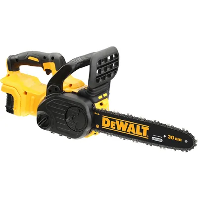 Акумулаторна резачка за дърва DeWALT с 1 батерия и зарядно, 18 V, 5 Ah, 30 см, 3/8 ", 1.1 мм, 45 звена, DCM565P1