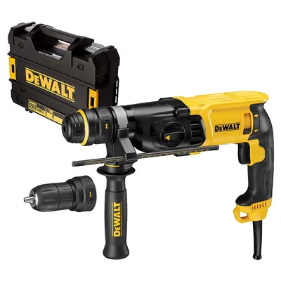 Електрически перфоратор DeWALT  SDS-plus, 800 W, 2.8 J, 0-5540 уд./мин, D25134KP
