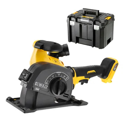 Фреза за канали в бетон DeWALT акумулаторна без батерия и зарядно, 54 V, 9000 об./мин, 125 мм, DCG200NT