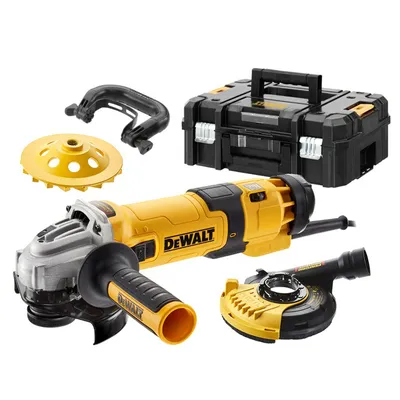 Фреза за шлайфане на бетон DeWALT  1500 W, 2800-10 500 об./мин, 125 мм, DWE4257KT