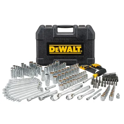 Гедоре комплект DeWALT вложки с ръчни инструменти 205 бр., 1/2" - 1/4" - 3/8", DWMT81534-1