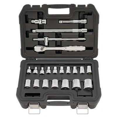 Гедоре комплект DeWALT вложки с тресчотка  22 бр., 8-32 мм x 1/2", DWMT19241-1
