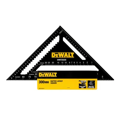Измервателен триъгълник DeWALT  300x300x425 мм, DWHT25228