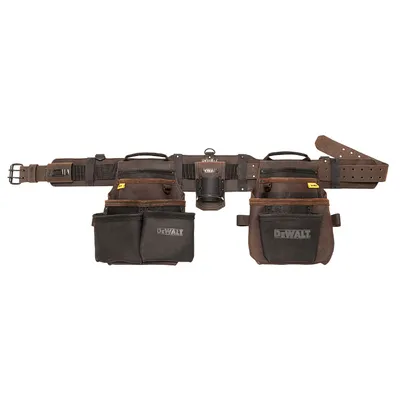 Колан DeWALT с кобур за инструменти 1420x100x360 мм, биволска кожа, DWST50113-1