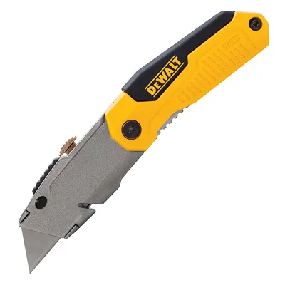 Макетен нож DeWALT метален с трапецовидно острие сгъваем  176x19 мм, DWHT10035