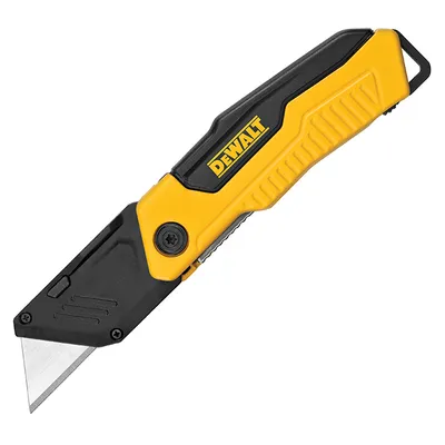 Макетен нож DeWALT метален с трапецовидно острие сгъваем  178x19 мм, DWHT10916