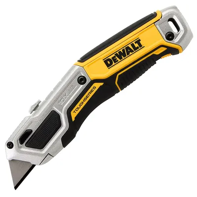 Макетен нож DeWALT метален с трапецовидно прибиращо острие, DWHT10999-0