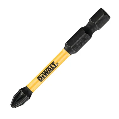Накрайник бит PZ DeWALT Pozidriv кръстат PZ 2, 1/4", 50 мм, 5 бр., DT7391T