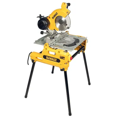 Настолен циркуляр DeWALT в комплект със стойка  2000 W, ф 250 мм, 2850 об./мин, DW743N