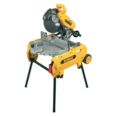 Настолен циркуляр DeWALT в комплект със стойка  2000 W, ф 305 мм, 4000 об./мин, D27107