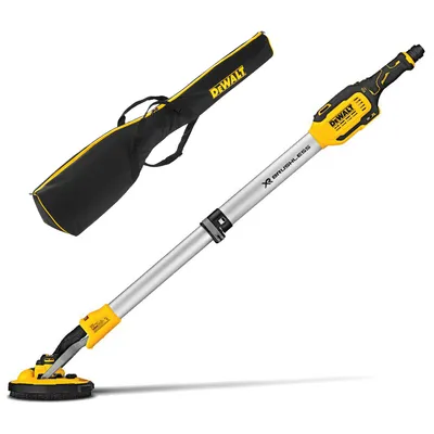 Акумулаторен шлайф / жираф за стени и тавани DeWALT без батерия и зарядно, 18 V, ф 225 мм, 700-1200 об./мин, DCE800NB