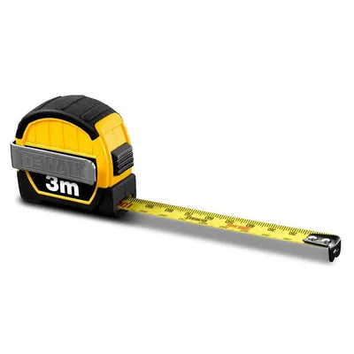 Противоударна пластмасова ролетка DeWALT с магнит  3 м, DWHT36098