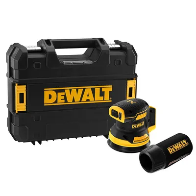 Акумулаторен орбитален шлайф DeWALT с плавно регулиране   без батерия и зарядно, 18 V, ф 125 мм, 8000-12 000 об./мин, DCW210NT