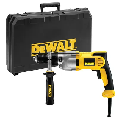 Ударна бормашина DeWALT кабелна 1100 W, 40 Nm, 0-1250/0-3500 об./мин, 1.5-13 мм, DWD524KS