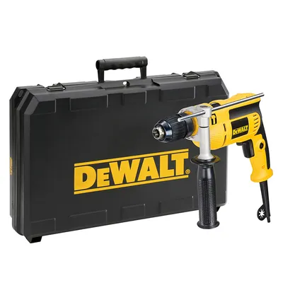 Ударна бормашина DeWALT кабелна 650 W, 8.6 Nm, 0-2800 об./мин, 1.5-13 мм, DWD024KS