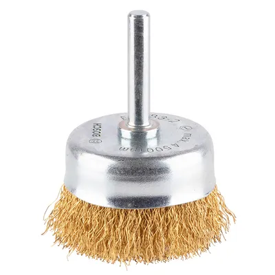 Четка чашковидна за бормашина Bosch от месингова тел ф 50 мм, 0.2 мм, PRO Multi Material clean