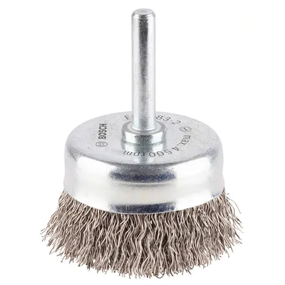 Четка чашковидна за бормашина Bosch от неръждаема тел ф 50 мм, 0.3 мм, PRO Stainless Steel clean