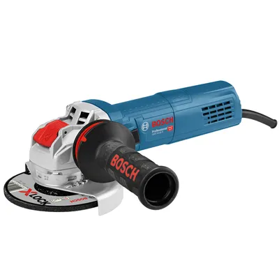 Електрически ъглошлайф Bosch с регулиране на оборотите и плавен старт 900 W, 125 мм, 2800-11 000 об./мин, GWX 9-125 S X-LOCK