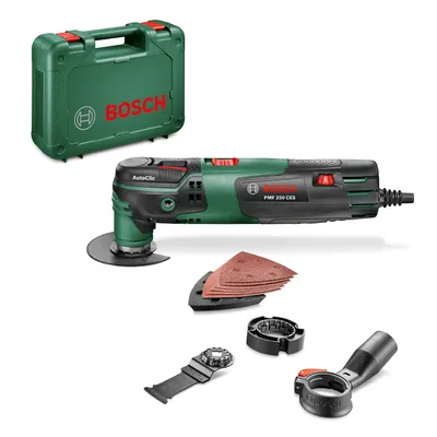 Мултифункционален инструмент Bosch 250 W, 15 000-20 000 вибр./мин, PMF 250 CES