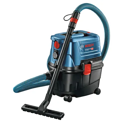 Прахосмукачка Bosch за сухо и мокро почистване 1100 W, 3180 л/мин, 15 л, GAS 15 PS