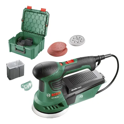 Електрически орбитален шлайф Bosch с плавно регулиране 270 W, ф 125 мм, 4000-24 000 об./мин, PEX 300 AE