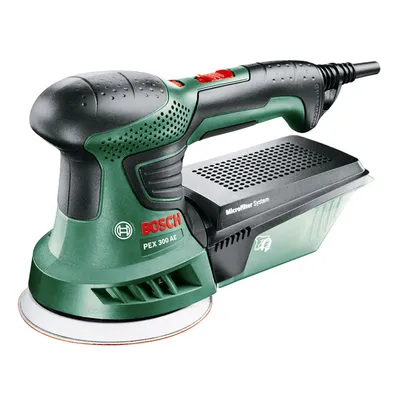 Електрически орбитален шлайф Bosch с плавно регулиране  270 W, ф 125 мм, 4000-24 000 об./мин, PEX 300 AE