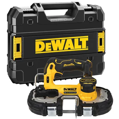 Акумулаторен лентов трион DeWALT  без батерия и зарядно, 18 V, DCS377NT