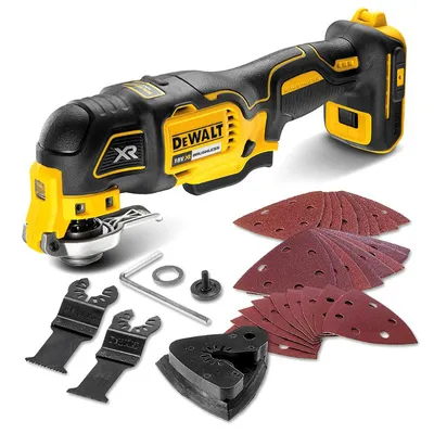 Акумулаторен мултифункционален инструмент DeWALT  без батерия и зарядно, 18 V, 0-20 000 вибр./мин, DCS356N