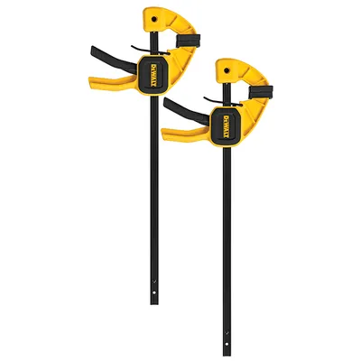 Бързодействаща стяга DeWALT с пластмасови челюсти 2 бр., 62x300 мм, DWHT0-83158