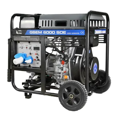 Дизелов генератор за ток LYNX Elektro Maschinen монофазен   5500 W, 16 A, 230 V, GSEm 6000 TDE