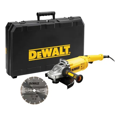 Електрически ъглошлайф DeWALT 2200 W, 230 мм, 6600 об./мин, DWE492KD