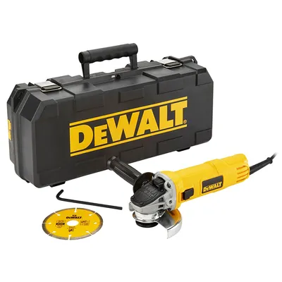 Електрически ъглошлайф DeWALT  900 W, 115 мм, 11 800 об./мин, DWE4156KD