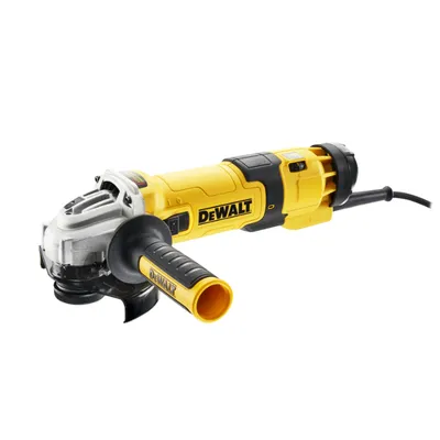 Електрически ъглошлайф DeWALT с регулиране на оборотите и плавен старт 1500 W, 125 мм, 2800-10 500 об./мин, DWE4257