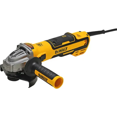 Електрически ъглошлайф DeWALT с регулиране на оборотите и плавен старт безчетков 1700 W, 125 мм, 2200-10 500 об./мин, DWE4357