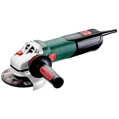 Електрически ъглошлайф Metabo с регулиране на оборотите и плавен старт 1550 W, 125 мм, 2800-11 000 об./мин, WEV 15-125 Quick