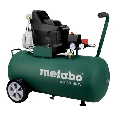 Електрически компресор Metabo  2 к.с., 50 л, 200 л/мин, 8 bar, SB Basic