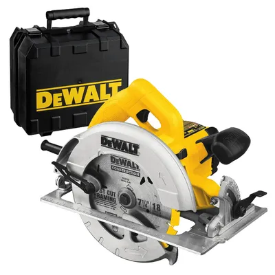 Електрически ръчен циркуляр DeWALT  1600 W, ф 190 мм, 5200 об./мин, DWE575K