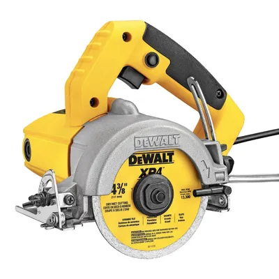 Електрически ръчен циркуляр DeWALT с диамантен диск  1300 W, ф 110 мм, 13 000 об./мин, DWC410