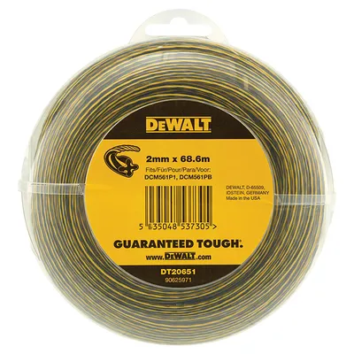 Корда DeWALT за моторна коса квадратна, DT20651