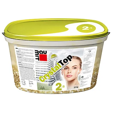 Мазилка Baumit силикат-силиконова фасадна 25 кг, CrystalTop