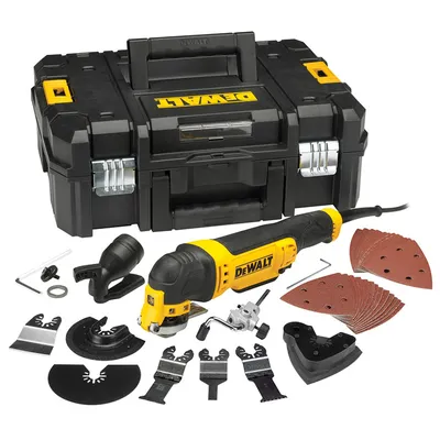 Мултифункционален инструмент DeWALT 300 W, 0-22 000 вибр./мин, DWE315KT