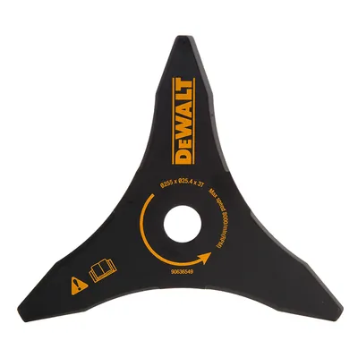 Нож за косене на трева DeWALT метален за моторна коса  ф 255х25.4 мм, 3 z, DT20653