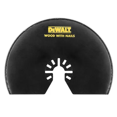 Нож за многофункционален осцилатор DeWALT  полукръгъл 100 мм, Quick, BiM