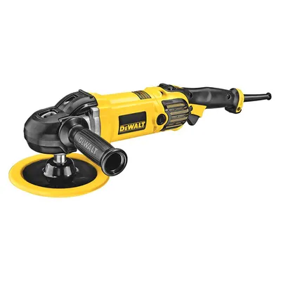 Електрическа полирмашина DeWALT с плавно регулиране  1250 W, ф 180 мм, 600-3500 об./мин, DWP849X