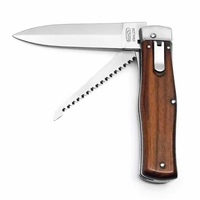 Сгъваем нож Mikov универсален с кожен калъф 95/120 мм, Predator 241-ND-2/KP
