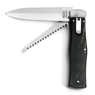Сгъваем нож Mikov универсален с кожен калъф 95/120 мм, Predator 241-NR-2/KP