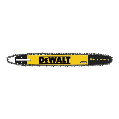 Шина DeWALT за верижен трион комплект с верига 46 см, DT20661