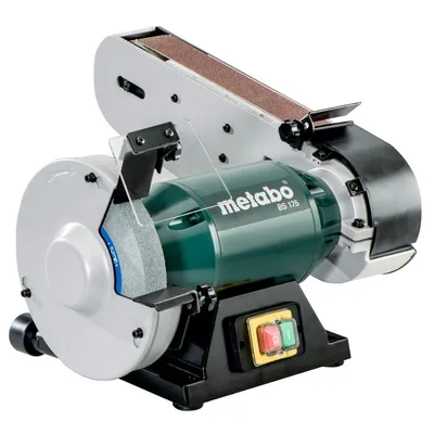 Комбиниран шмиргел Metabo с лентов шлайф  ф 175 мм, 500 W, 1020x50 мм, 2980 об./мин, BS 175