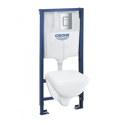 Структура за вграждане Grohe комплект с тоалетна чиния, Solido